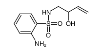 2-amino-N-(2-hydroxybut-3-enyl)benzenesulfonamide结构式