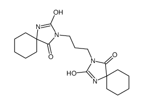 3-[3-(2,4-dioxo-1,3-diazaspiro[4.5]decan-3-yl)propyl]-1,3-diazaspiro[4.5]decane-2,4-dione Structure