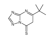 5-tert-butyl-6H-[1,2,4]triazolo[1,5-a]pyrimidine-7-thione结构式