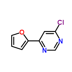 4-Chloro-6-(2-furyl)pyrimidine结构式