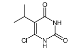 5-isopropyl-6-chloro-2,4-pyrimidinedione Structure