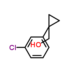 [1-(3-Chlorophenyl)cyclopropyl]methanol Structure