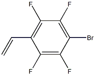 Benzene, 1-bromo-4-ethenyl-2,3,5,6-tetrafluoro- structure