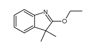 3,3-Dimethyl-2-ethoxy-[3H]-indol结构式