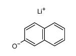 Lithium β-naphtholate Structure