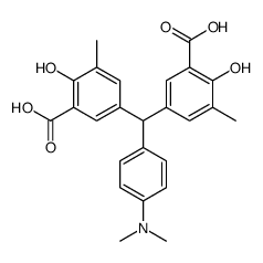 5,5'-[4-(dimethylamino)benzylidene]bis(3-methylsalicylic) acid Structure