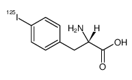 4-Iodophenylalanine I-125 Structure