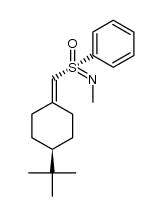 (S)-((E)-((S)-4-(tert-butyl)cyclohexylidene)methyl)(methylimino)(phenyl)-l6-sulfanone Structure