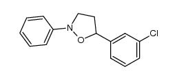 5-(3-chlorophenyl)-2-phenylisoxazolidine Structure