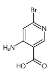 4-amino-6-bromopyridine-3-carboxylic acid Structure