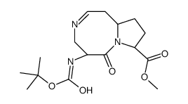 (5S,8S,10AR,Z)-METHYL 5-((TERT-BUTOXYCARBONYL)AMINO)-6-OXO-1,4,5,6,8,9,10,10A-OCTAHYDROPYRROLO[1,2-A][1,5]DIAZOCINE-8-CARBOXYLATE结构式