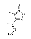 (E)-4-acetyl-3-methylfuroxane oxime Structure