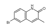 6-bromo-3-methyl-1H-quinolin-2-one结构式