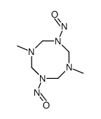 1,5-dimethyl-3,7-dinitroso-1,3,5,7-tetrazocane Structure