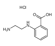 2-(2-aminoethylamino)benzoic acid hydrochloride结构式