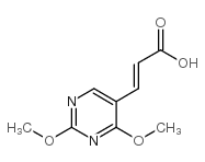 (E)-5-(2-羰基乙烯)-2,4-二甲氧基嘧啶结构式