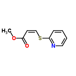 2-Propenoicacid,3-(2-pyridinylthio)-,methylester,(Z)-(9CI) picture