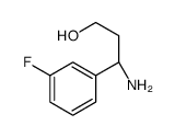 (3R)-3-amino-3-(3-fluorophenyl)propan-1-ol Structure