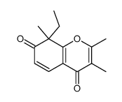 2,3,8-Trimethyl-4H-1-benzopyran-4,7(8H)-dione结构式