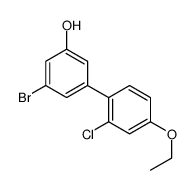 3-bromo-5-(2-chloro-4-ethoxyphenyl)phenol Structure