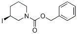 (S)-3-Iodo-piperidine-1-carboxylic acid benzyl ester Structure