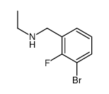 1-Bromo-3-(ethylaminomethyl)-2-fluorobenzene Structure