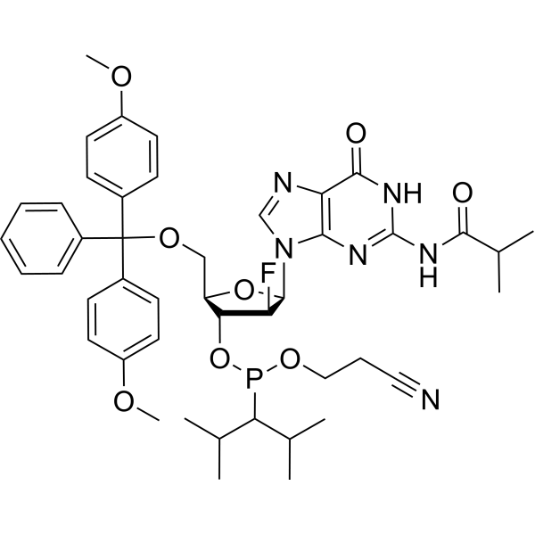 2'-ARA-2'-F-2'-DG单体(G-FANA单体)结构式