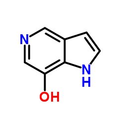 1H-Pyrrolo[3,2-c]pyridin-7-ol结构式