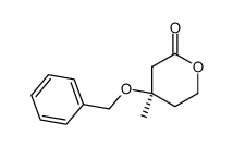 (R)-3-(benzyloxy)-3-methy-5-hexanolide Structure