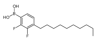 4-Decyl-2,3-difluorobenzeneboronic acid Structure