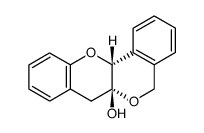 2,3-cis-3-Hydroxy-isochromano[4',3'-2,3]chroman Structure