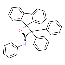 N-(3',3'-Diphenylspiro[[9H]-fluorene-9,2'-oxetan]-4'-ylidene)aniline Structure