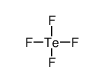 Tellurium tetrafluoride. Structure