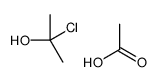 acetic acid,2-chloropropan-2-ol Structure