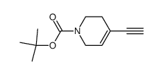 tert-butyl 4-ethynyl-5,6-dihydropyridine-1(2H)-carboxylate structure