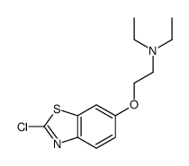 2-[(2-chloro-1,3-benzothiazol-6-yl)oxy]-N,N-diethylethanamine Structure