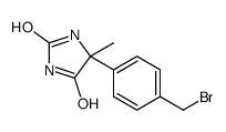 5-[4-(bromomethyl)phenyl]-5-methylimidazolidine-2,4-dione Structure