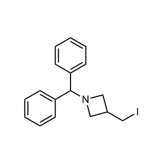 1-二苯甲基-3-(碘甲基)氮杂环丁烷图片