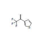 3-[1-(三氟甲基)乙烯基]噻吩结构式