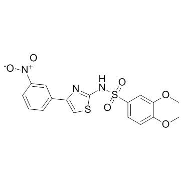 3,4-二甲氧基-N-[4-(3-硝基苯基)-2-噻唑基]苯磺酰胺图片