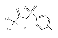 1-(4'-chlorobenzenesulfonyl)-3,3-dimethylbutane-2-one Structure