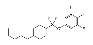 5-[difluoro-(4-pentylcyclohexyl)methoxy]-1,2,3-trifluorobenzene结构式