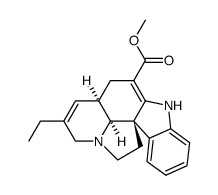 (-)-pseudotabersonine Structure