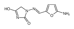 1-(((5-amino-2-furanyl)methylene)amino)-2,4-imidazolidinedione结构式