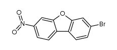 3-bromo-7-nitro-dibenzofuran Structure