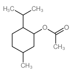 (1S)-(+)-乙酸薄荷脑酯结构式