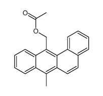 (7-methylbenzo[a]anthracen-12-yl)methyl acetate结构式