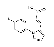 3-[1-(4-IODOPHENYL)-1H-PYRROL-2-YL]ACRYLIC ACID structure