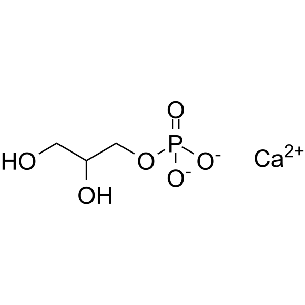 Calcium 2,3-dihydroxypropyl phosphate Structure