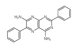 4,7-Pteridinediamine,2,6-diphenyl- Structure